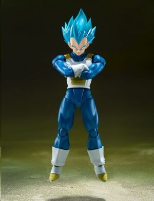 DRAGON BALL SUPER FIGURA S.H FIGUARTS SUPER SAIYAN GOD SUPER SAIYAN VEGETAUNWAVERING SAIYAN PRIDE 13;5 CM