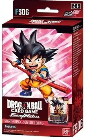 DRAGON BALL SUPER CARD GAME FUSION WORLD STARTER DECK FS06 SON GOKU