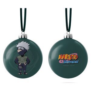 NARUTO SHIPPUDEN BOLA NAVIDAD CHIBI VERDE KAKASHI