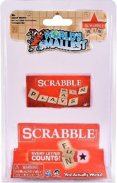 SCRABBLE WORLD�S SMALLEST (MINI SCRABBLE)