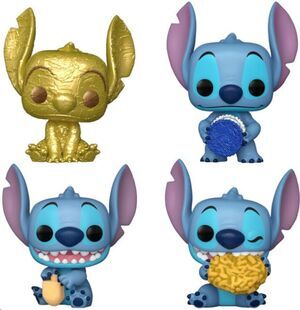 STITCH HOLIDAY 2024 PACK DE 4 FIGURA POCKET POP! VINYL DREIDEL BOX 4 CM