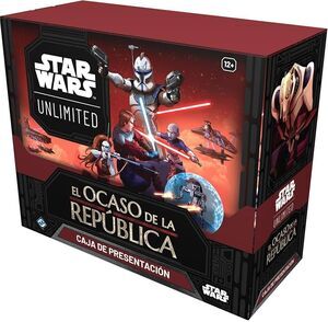 STAR WARS UNLIMITED EL OCASO DE LA REPBLICA CAJA DE PRESENTACIN