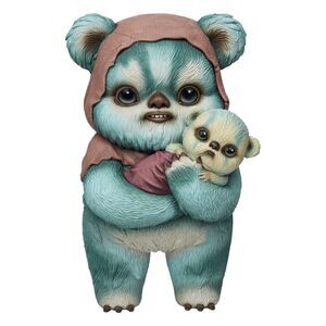 STAR WARS ESTATUA DE DISEADOR EWOK DE MAB GRAVES 18 CM