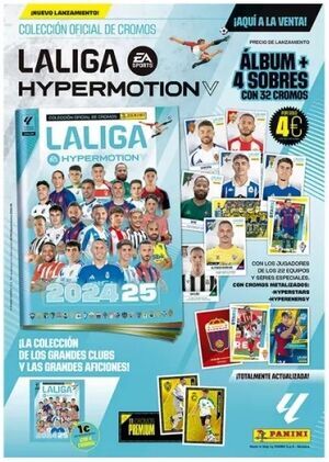 LALIGA HYPERMOTION 2024/25 STARTER PACK ALBUM + 4 SOBRES