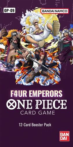ONE PIECE CARD GAME BOOSTER OP09 F4UR EMPERORS (INGL�S)