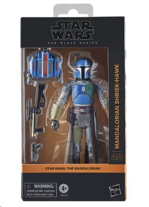 STAR WARS THE MANDALORIAN THE BLACK SERIES FIGURA MANDALORIAN SHRIEK-HAWK 15 CM