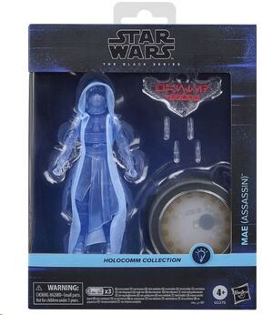 STAR WARS ACOLYTE FIGURA HOLOCOMM COLECCTION THE BLACK SERIES MAE ASSASSIN 15 CM