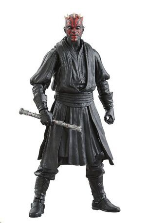 STAR WARS LA AMENAZA FANTASMA FIGURA THE BLACK SERIES DARTH MAUL 15 CM