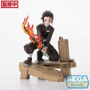 GUARDIANES DE LA NOCHE XROSS LINK ANIME ESTATUA PVC TANJIRO KAMADO -SWORDSMITH VILLAGE ARC 12 CM