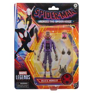 SPIDERMAN ACROSS THE SPIDERVERSE MARVEL LEGENDS SERIES FIGURA MILES G. MORALES 15 CM