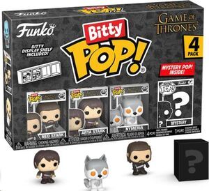 JUEGO DE TRONOS PACK DE 4 FIGURAS BITTY POP! VINYL NED STARK 2;5 CM