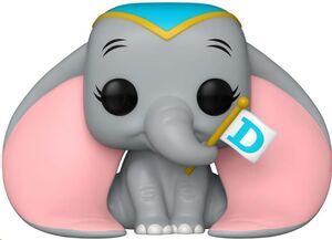 DUMBO POP! DISNEY VINYL FIGURA DUMBO CON BANDER�N 9 CM