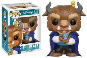 LA BELLA Y LA BESTIA FIGURA 9 CM THE BEAST VINYL POP                       