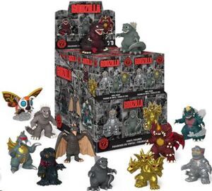 GODZILLA 70TH ANNIVERSARY MINIFIGURA 6 CM MYSTERY MINIS SERIE 1 (VARIOS MODELOS)