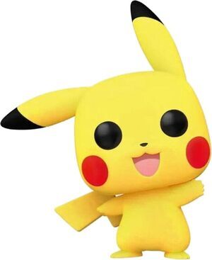 POK�MON POP! GAMES VINYL FIGURA PIKACHU WAVING (FLOCKED) 9 CM