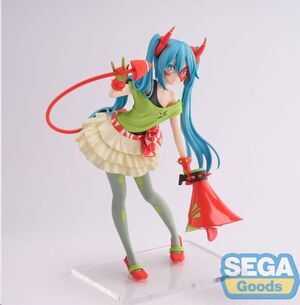 HATSUNE MIKU SERIES ESTATUA FIGURIZMA PVC PROJECT DIVA- X HATSUNE MIKU - DE:MONSTAR TR 22 CM