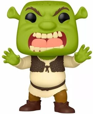 SHREK FIGURA POP! MOVIES VINYL 30TH ANNIVERSARY SHREK ASUSTANDO 9 CM