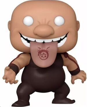 FULLMETAL ALCHEMIST BROTHERHOOD POP! ANIMATION VINYL FIGURA GLUTTONY (EXCLUSIVO) 9 CM