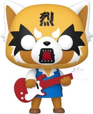 SANRIO FIGURA POP! ANIMATION VINYL AGGRETSUKO CON GUITARRA 9 CM