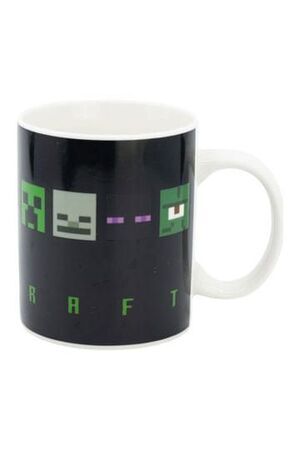 MINECRAFT TAZA SENSITIVA AL CALOR SQUARED PATTERN 325 ML