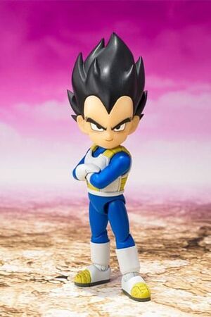 DRAGON BALL DAIMA FIGURA S.H.FIGUARTS VEGETA MINI 7 CM