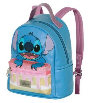 LILO Y STITCH AZUL MOCHILA HEADY PEQUE�A LILO Y STITCH CAKE