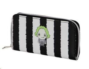 BITELCH�S / BEETLEJUICE BLANCO BILLETERO ESSENTIAL BEETLEJUICE STRIPES