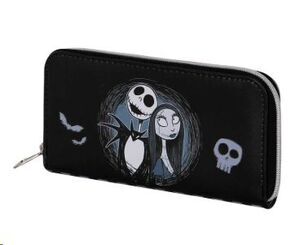 PESADILLA ANTES DE NAVIDAD NEGRO BILLETERO ESSENTIAL LOVE NEVER DIES JACK & SALLY
