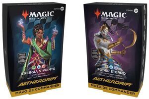 MAGIC - AETHERDRIFT MAZO COMMANDER ENERG�A VIVIENTE CASTELLANO