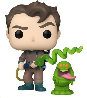 LOS AUT�NTICOS CAZAFANTASMAS FIGURA POP! BUDDY VENKMAN CON SLIMER 9 CM