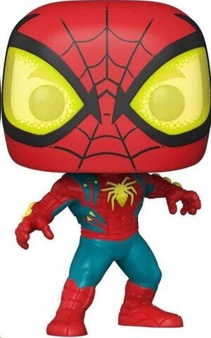 SPIDER-MAN FIGURA POP! VINYL OSCORP SUIT 9 CM
