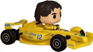 FORMULA 1 POP! RIDES DELUXE VINYL FIGURA MCLAREN- AYRTON SENNA 9 CM