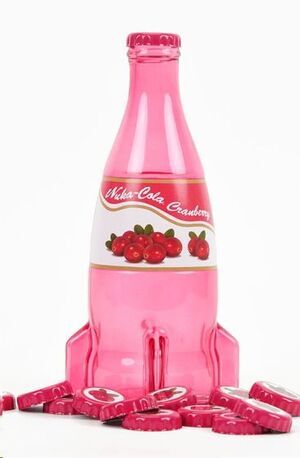 FALLOUT BOTELLA SERIES GLASS BOTELLA & CHAPAS NUKA CEREZA