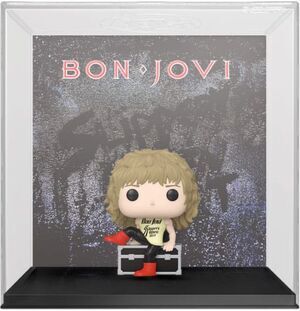 BON JOVI POP! ALBUMS VINYL FIGURA SLIPPERY WHEN WET 9 CM