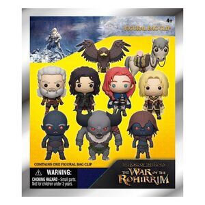 EL SE�OR DE LOS ANILLOS LA GUERRA DE LOS ROHIRRIM COLGANTES PVC 3D