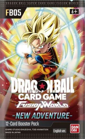 DRAGON BALL SUPER CARD GAME FUSION WORLD BOOSTER FB05 NEW ADVENTURE