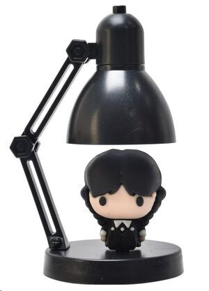 WEDNESDAY L�MPARA LED MINI CON FIGURA 10 CM