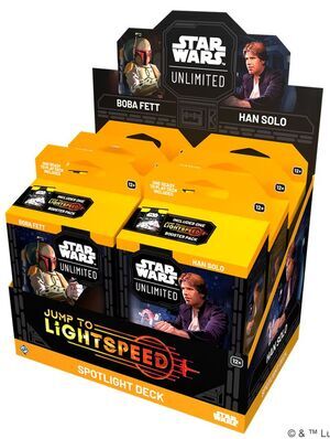 STAR WARS UNLIMITED JUMP TO LIGHTSPEED SPOTLIGHT MAZO BOBA FETT (INGL�S)