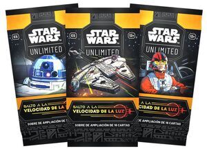 STAR WARS UNLIMITED SALTO A LA VELOCIDAD DE LA LUZ SOBRE