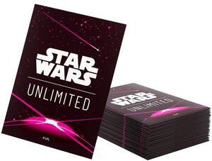 STAR WARS UNLIMITED GAMEGENIC ART SLEEVES CARD BACK MAGENTA