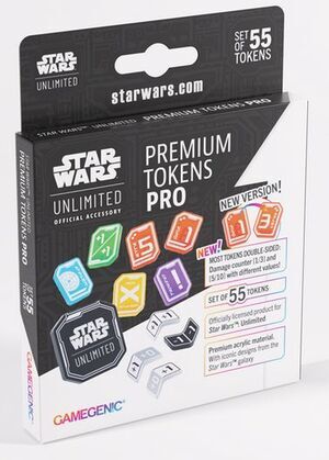 STAR WARS UNLIMITED GAMEGENIC PREMIUM TOKENS PRO
