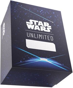 STAR WARS UNLIMITED GAMEGENIC SOFT CRATE CARD BACK BLUE
