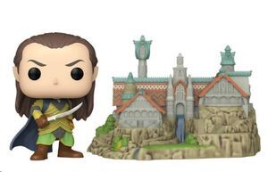 EL SE�OR DE LOS ANILLOS POP! TOWN VINILO FIGURA ELROND & RIVENDEL 9 CM