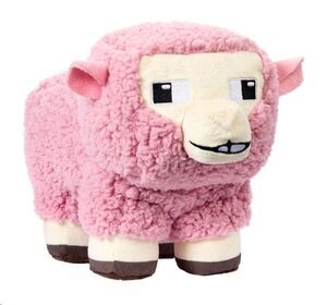 MINECRAFT MOVIE PELUCHE OVEJA ROSA 20 CM