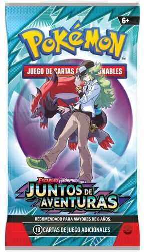 POKEMON JCC ESCARLATA Y P�RPURA SOBRE JUNTOS DE AVENTURAS