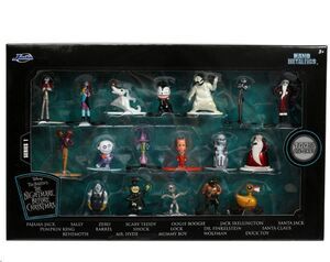 PESADILLA ANTES DE NAVIDAD SET 18 FIGURAS NANO METALFIGS 4 CM