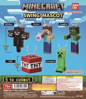 MINECRAFT GASHAPON SWING MASCOT