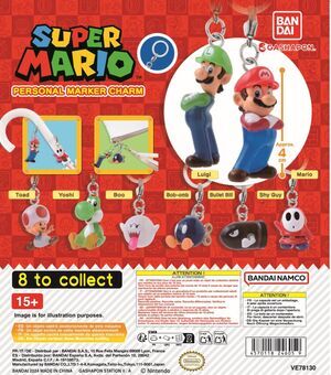 SUPER MARIO GASHAPON PERSONAL MARKER