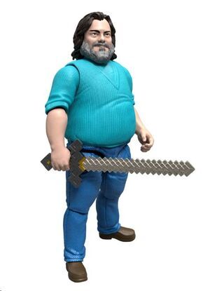 MINECRAFT MOVIE FIGURA LARGE STEVE 10 CM