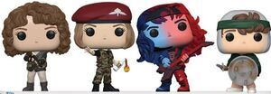 STRANGER THINGS PACK DE 4 FIGURAS POP! TV VINYL SEASON 4 NANCY ROBIN EDDIE DUSTIN 9 CM